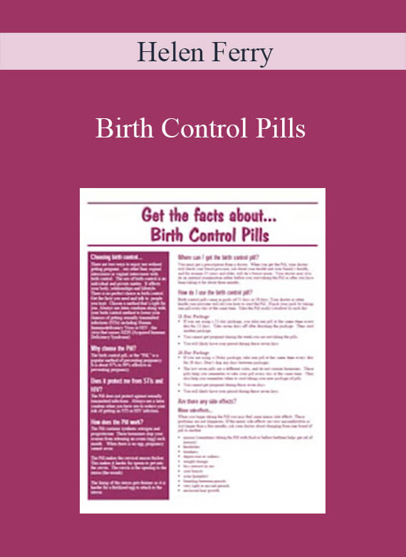 Helen Ferry - Birth Control Pills