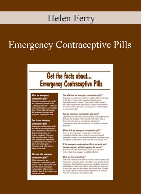 Helen Ferry - Emergency Contraceptive Pills