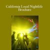 Joy of Life - California Local Nightlife Brochure