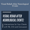 Michelle Mioduszewski, Christine Winter-Rundell & Robert Donatelli - Visual Rehab After Neurological Events