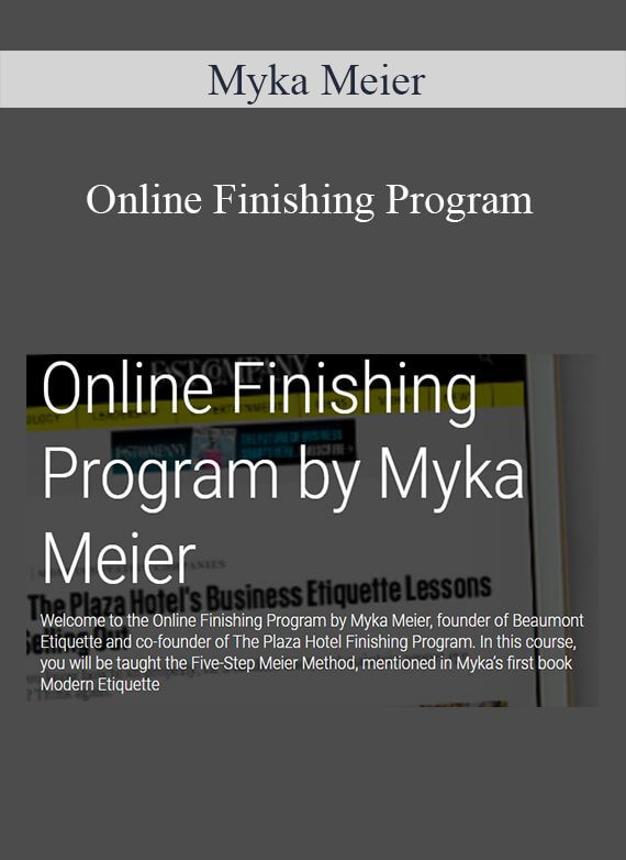 Myka Meier - Online Finishing Program