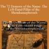 Baal Kadmon - The 72 Demons of the Name The Left-Hand Pillar of the Shemhamephorash