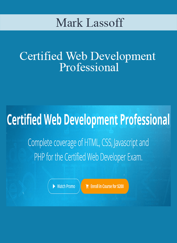 Mark Lassoff - Certified Web Development Professional