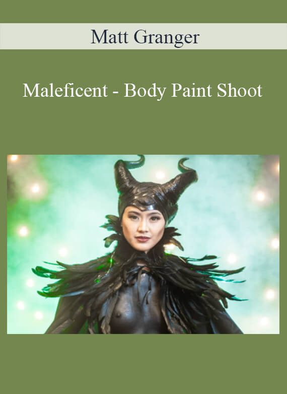 Matt Granger - Maleficent - Body Paint Shoot