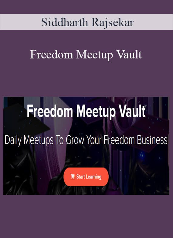 Siddharth Rajsekar - Freedom Meetup Vault