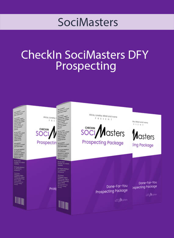 SociMasters - CheckIn SociMasters DFY Prospecting