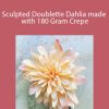 Amity Katharine Libby - Sculpted Doublette Dahlia made with 180 Gram Crepe