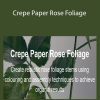 Catherine Oxley - Crepe Paper Rose Foliage