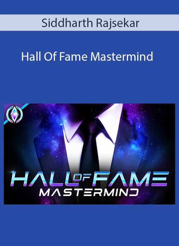 Siddharth Rajsekar - Hall Of Fame Mastermind