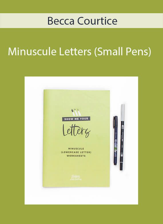 Becca Courtice - Minuscule Letters (Small Pens)