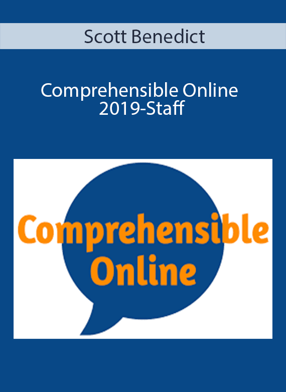 Scott Benedict - Comprehensible Online 2019-Staff