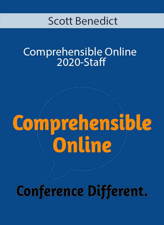 Scott Benedict - Comprehensible Online 2020-Staff