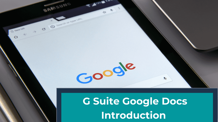 G Suite Google Docs Introduction